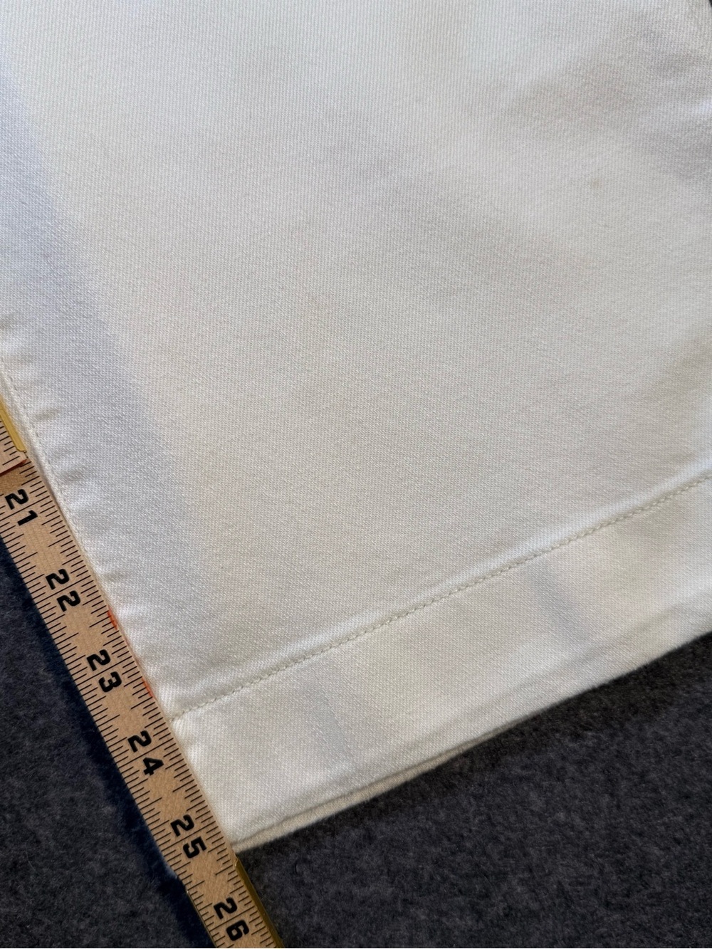 J.Crew White High Rise Wide Leg Cropped Jeans Tie Waist Size 32 - Picture 9 of 11